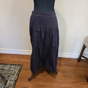 Old Navy Navy Blue Midi Skirt
